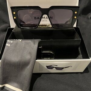 !!SOLD!!! NWT Women’s Sunglasses BALMAIN B-VI BPS 128A 64 BLK GLD, Retail $760